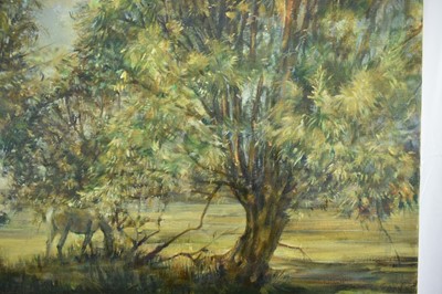Lot 1461 - *Louise Millar Watt (contemporary) after John Millar Watt, oil on canvas, Breeze, signed, 66 x 82cm