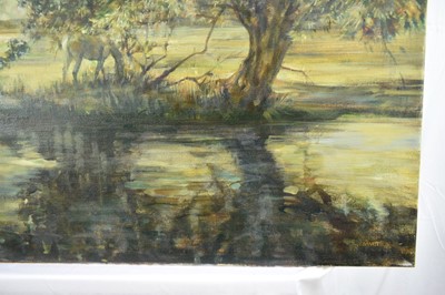 Lot 1461 - *Louise Millar Watt (contemporary) after John Millar Watt, oil on canvas, Breeze, signed, 66 x 82cm