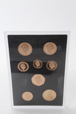 Lot 464 - G.B. - Royal Mint gold proof definitive eight coin set 2015