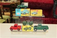 Lot 2824 - Corgi Land Rover no. 438, Dinky Austin Champ...