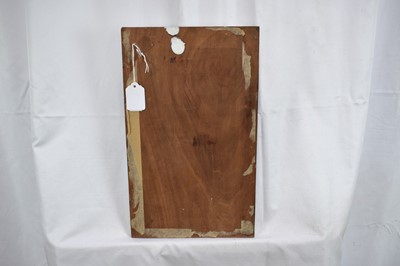 Lot 1467 - *Mary Millar Watt (1924-2023) oil on panel, figure carrying a basket, signed, 28 x 22cm