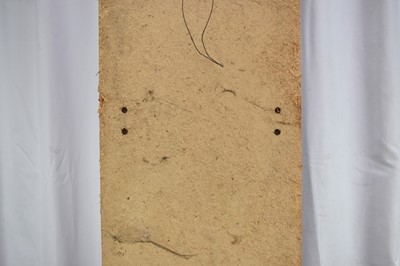 Lot 1139 - Rita Moiret (1912-1994) enamel composition, abstract, comprised of three panels, 115 x 28cm