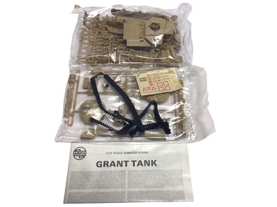 Lot 285 - Airfix 1:35 Scale British Military Vehicles model kitsch Grant Tank No.8365, 15 CWT Truck & 6 PDR Gun No.8367, CMP Field Artillery Tractor No.8368, 155mm Howitzer (x2) & Bedford QL Gun Porte No.836...