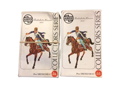 Lot 289 - Airfix 1:12 Scale Kings & Queens etc. model kits including Charles I No.02511, Oliver Cromwell No.2510, Henry VIII No.2501, Anne Boleyn No.3542, Queen Elizabeth I No.3546 & Coldstream Guardsman No....