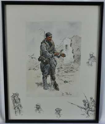 Lot 1513 - *Snaffles, Charles Johnson Payne (1884-1967) print - Le Poilu