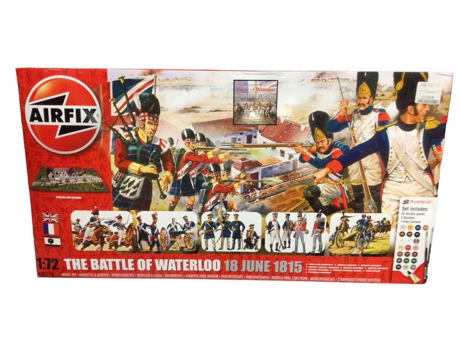 Lot 195 - Airfix 1:72 Scale The Battle of Waterloo Playset, boxed No.A50174 (1)