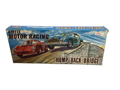 Lot 294 - Airfix Motor Racing slot car Hump Back Bridge, boxed (one poor) No.5099 (2)