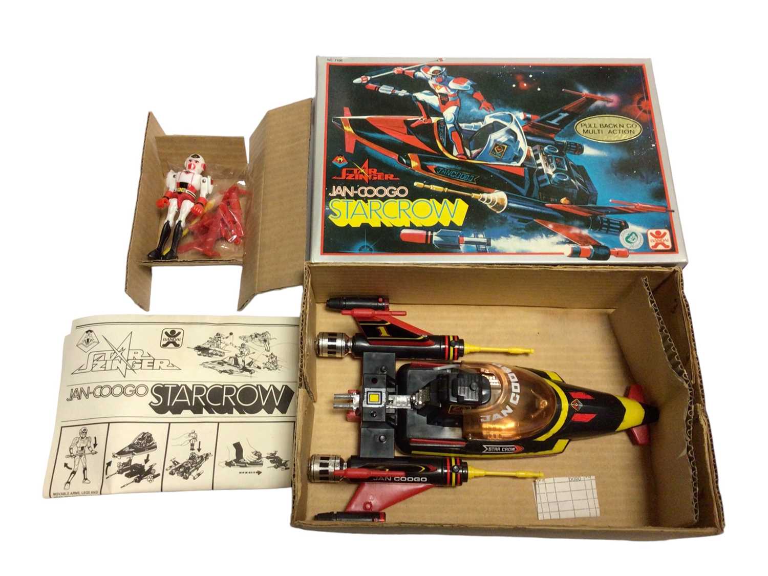 Lot 304 - Bandai Star Zingr Jan-Congo Starcrow, Sir-Jogo Starcupper & Don-Hawk Starwood, all boxed (3)