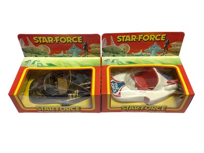 Lot 305 - Star Force Space models & figures, plus Atlas UFO Robot Goldrake & two Flexy Space Pirates (9 items)