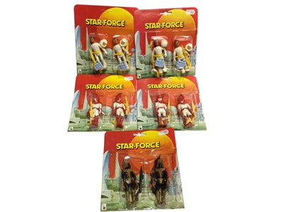 Lot 305 - Star Force Space models & figures, plus Atlas UFO Robot Goldrake & two Flexy Space Pirates (9 items)