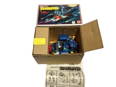 Lot 305 - Star Force Space models & figures, plus Atlas UFO Robot Goldrake & two Flexy Space Pirates (9 items)