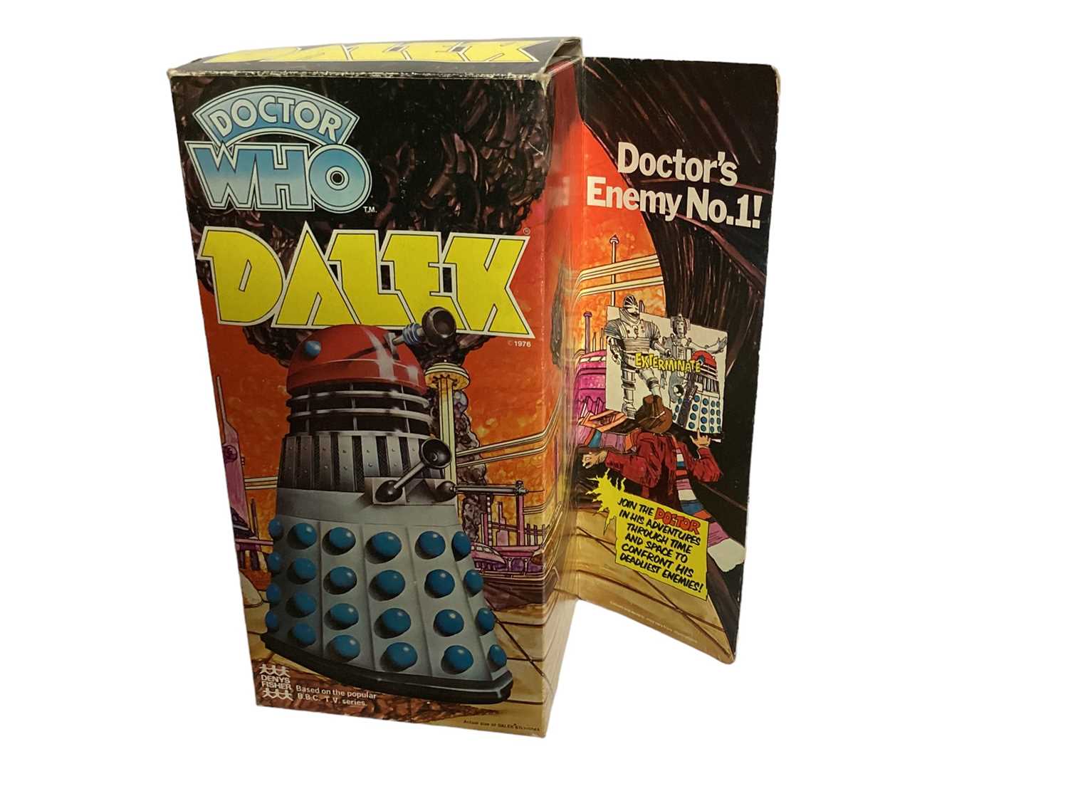 Lot 307 - Denys Fisher c1976 Dr Who 6 1/2" Dalek, boxed (1)