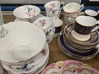 Lot 20 - Various tea wares by Royal Worcester, Royal Albert and Foley