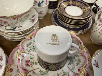 Lot 20 - Various tea wares by Royal Worcester, Royal Albert and Foley