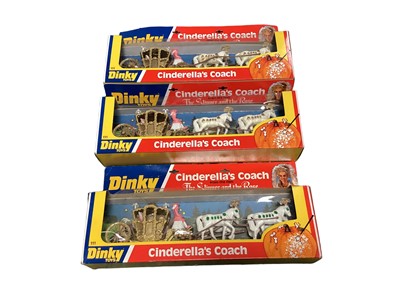 Lot 329 - Dinky diecast Cinderella 's Coach, in window box No.111 (3)