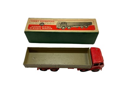 Lot 1850 - Dinky Supertoy Foden 8-wheel wagon No 501 boxed.