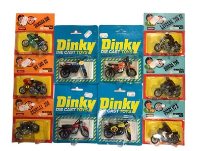 Lot 1977 - Dinky & Barlux diecast Motorcycles' plus emergency vehicles & other motorcycles (qty)