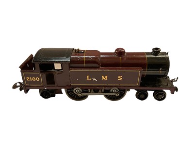 Lot 1861 - Railway Hornby O gauge 4-4-2 locomotive (3 rail) No 2180 LMS.