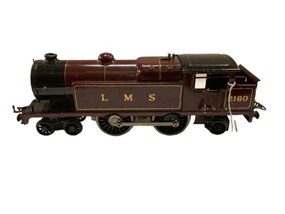 Lot 1861 - Railway Hornby O gauge 4-4-2 locomotive (3 rail) No 2180 LMS.