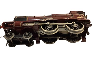 Lot 1864 - Railway Hornby O gauge 4-4-0 No 2 Special locomotive No 1186 boxed. LMS livery.