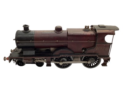 Lot 1867 - Railway Hornby O gauge 4-4-2 locomotive Royal Scot 6100, 4-4-0 1079 LMS livery plus tender.