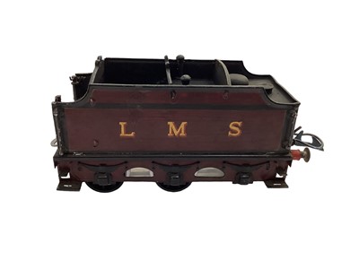 Lot 1867 - Railway Hornby O gauge 4-4-2 locomotive Royal Scot 6100, 4-4-0 1079 LMS livery plus tender.