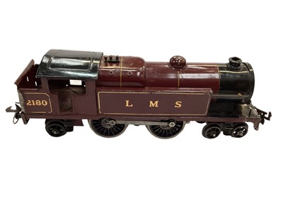 Lot 1868 - Railway Hornby O gauge 4-4-2 locomotive Royal Scot plus 4-4-2 locomotive 2180 LMS livery.