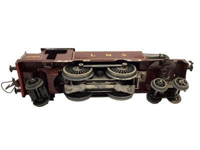 Lot 1868 - Railway Hornby O gauge 4-4-2 locomotive Royal Scot plus 4-4-2 locomotive 2180 LMS livery.