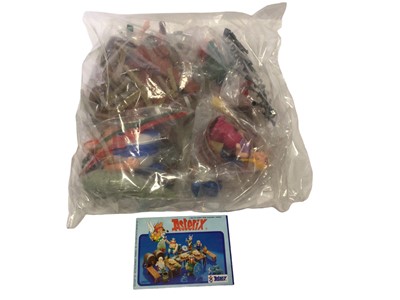 Lot 346 - CEJI Asterix c1980-84 Village Feast Playset No.006205 (box crumpled), Mrs Methusalix No.6207 & Falbala No.6211 (two models in box), both boxed (3)