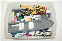 Lot 2766 - Selection of loose Lego in plastic container