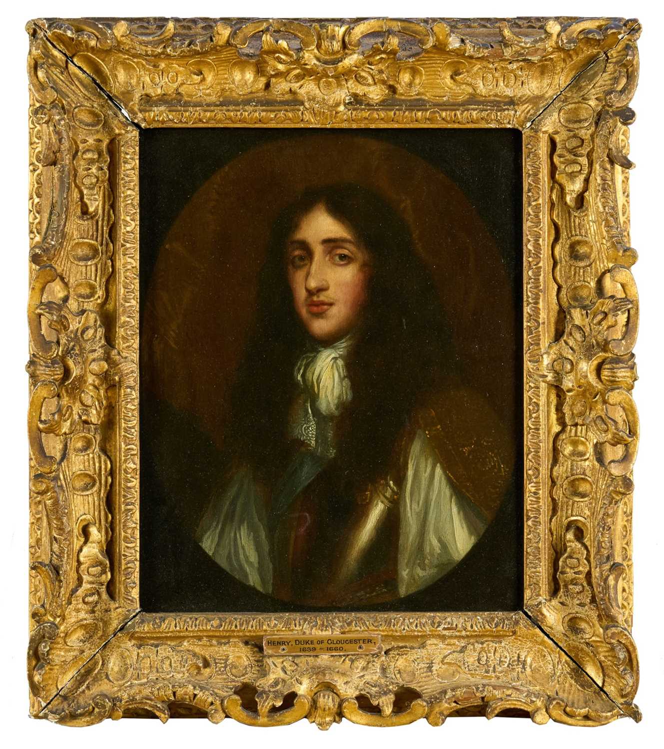 Lot 1001 - English School, attributed to Johann Boeckhorst (1604-1668), oil on panel - Portrait of Henry, Duke of Gloucester