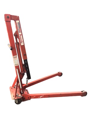 Lot 983 - Sealey power hoist 1 ton capacity engine crane