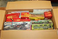 Lot 2774 - Railway - box of Hornby 00 gauge accessories -...