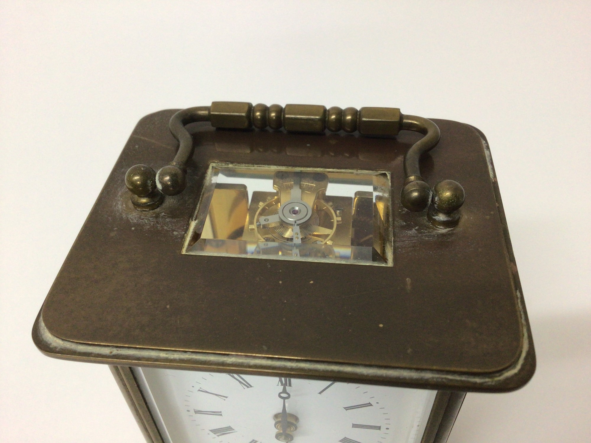 Lot 777 - Matthew Norman brass cased carriage clock