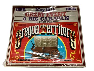 Lot 391 - Atlantic HO Scale May 10th 1889 Great Event a big caravan from Oregon Territory, in sealed box No.1217, plus Far West Story packs