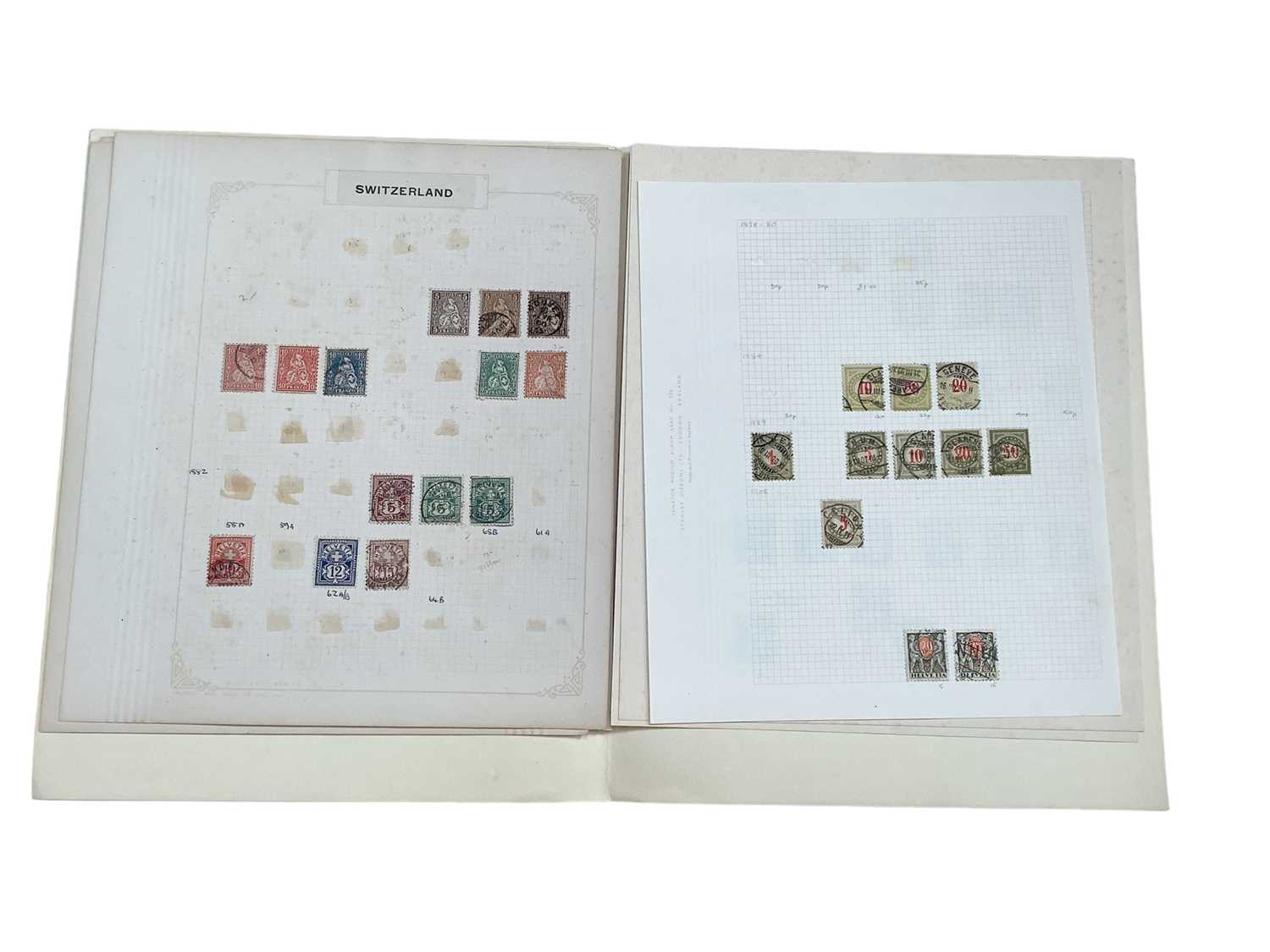 Lot 1483 - Stamps- an extensive Switzerland collection in albums, stockbook and loose including good range of postal history items, Zeppelin