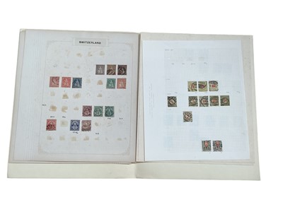 Lot 1483 - Stamps- an extensive Switzerland collection in albums, stockbook and loose including good range of postal history items, Zeppelin