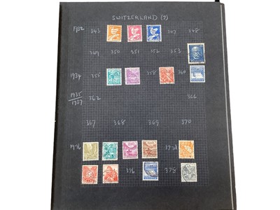 Lot 1483 - Stamps- an extensive Switzerland collection in albums, stockbook and loose including good range of postal history items, Zeppelin