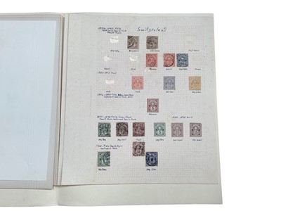 Lot 1483 - Stamps- an extensive Switzerland collection in albums, stockbook and loose including good range of postal history items, Zeppelin