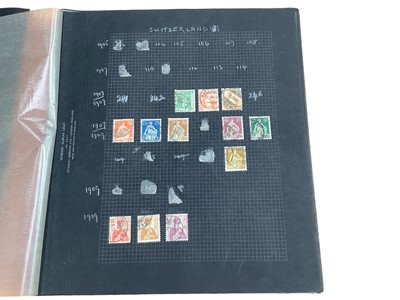 Lot 1483 - Stamps- an extensive Switzerland collection in albums, stockbook and loose including good range of postal history items, Zeppelin