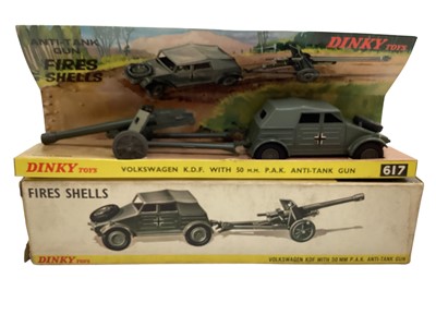 Lot 1878 - Two boxes of Dinky military vehicles