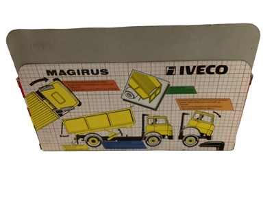 Lot 380 - Britains Ford Tractor and Yard Scraper No.9516, Jeep No.9421 & Tipper Truck No.9583, all boxed (3)