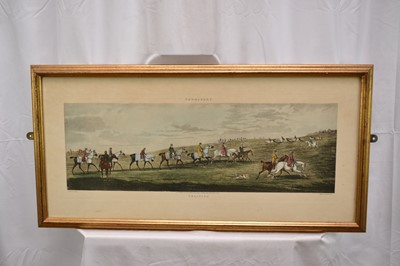 Lot 34 - After Henry Alken, a set of four coloured prints of racing interest, 'Newmarket', 'Epsom', 'Ipswich', and 'Ascott Heath'
