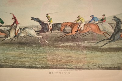 Lot 34 - After Henry Alken, a set of four coloured prints of racing interest, 'Newmarket', 'Epsom', 'Ipswich', and 'Ascott Heath'