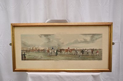 Lot 34 - After Henry Alken, a set of four coloured prints of racing interest, 'Newmarket', 'Epsom', 'Ipswich', and 'Ascott Heath'