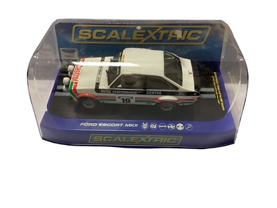 Lot 1911 - Scalextric Ford Escort MkII Fisher Engineering No.17 C3416, Ford Lotus Cortina Jim Clark No.71 C2913, Holden L34 Tirana 1976 Bathurst Winner Bob Morris/John Fitzpatrick No.7 C3030, 1964 Ford Lotus...