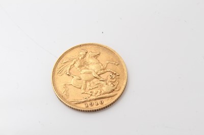 Lot 461 - G.B. - Gold Sovereign Edward VII 1910 F (1 coin)