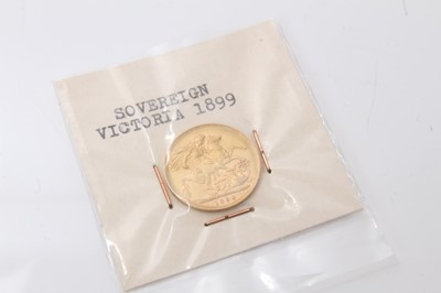 Lot 469 - G.B. - Gold Sovereign Victoria OH 1899 VF (1 coin)