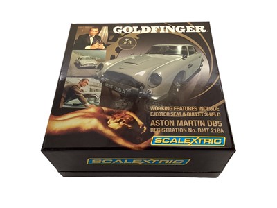 Lot 1918 - Scalextric Limited Edition 3831/6500 James Bond 007 Goldfinger Aston Martin DB5, in Display Presentation box C3091A (1)