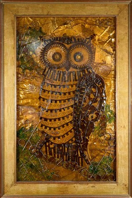 Lot 999 - *Angus McBean (1904-1990), mixed media, ‘Rubbish owl’